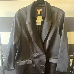 NWT Satin Tuxedo Dress